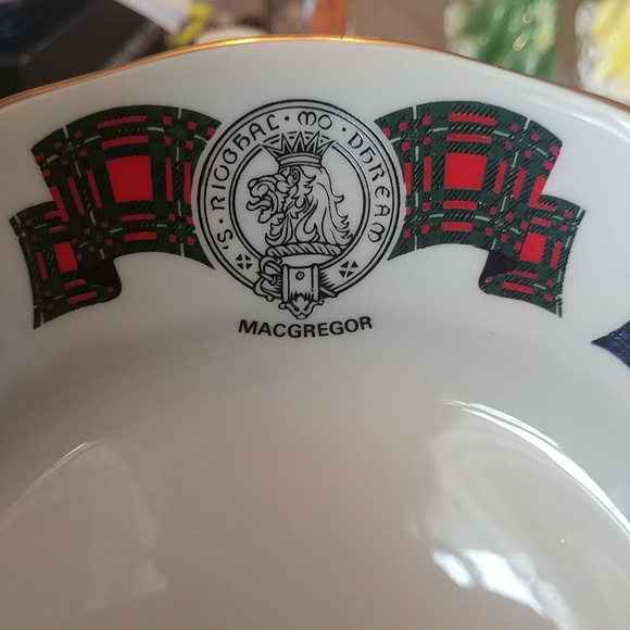 Scottish Cake Plate Elizabethan Fine Bone China - Picture 6 of 10